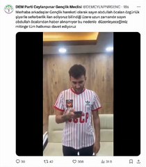 DEM Parti'den terör örgütü elebaşına destek çağrısı