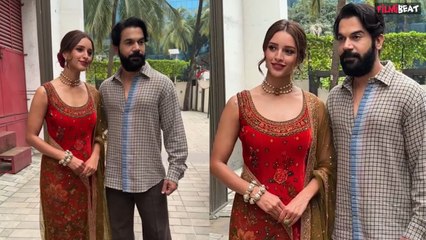 Rajkumar Rao के साथ अपनी Film को Promote करने पहुंची Tripti Dimari, Video हुआ Viral