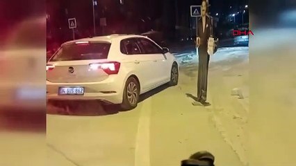Bir bitmediler... Bir ''driftçi'' trafik magandası daha kamerada