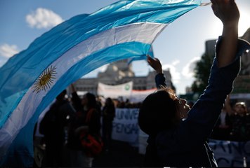 Manifestación por la educación pública Argentina
