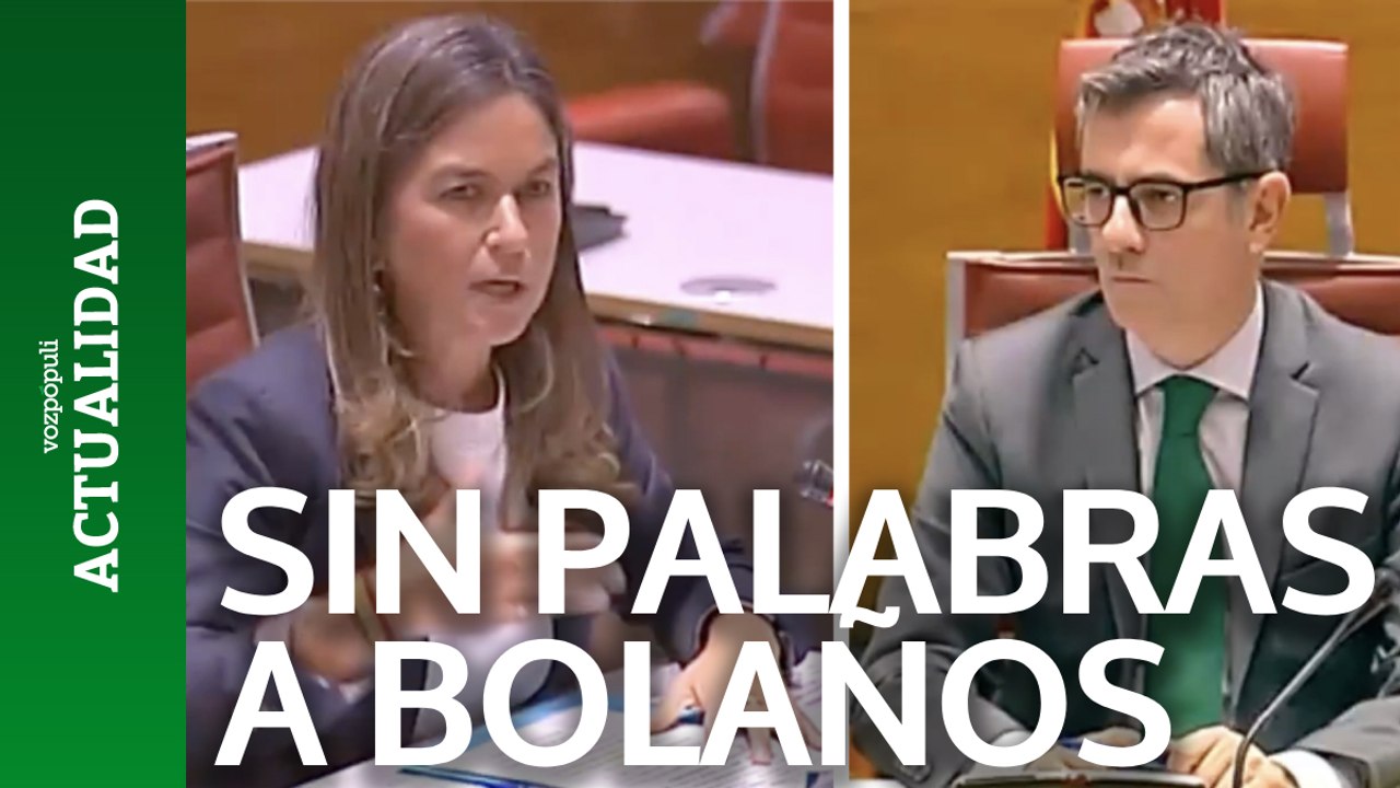 Repaso de época a Bolaños de una senadora del PP