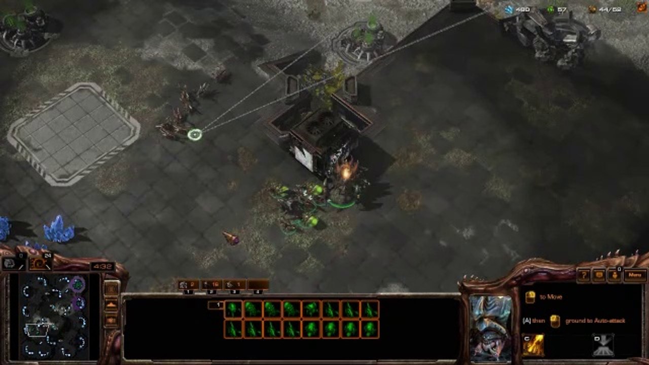 [StarCraft 2] No.0280--Great-Level ZERG v.s Harder A.I, WIN [2-Base ...