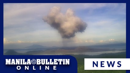 Phivolcs records a phreatomagmatic eruption at Taal Volcano