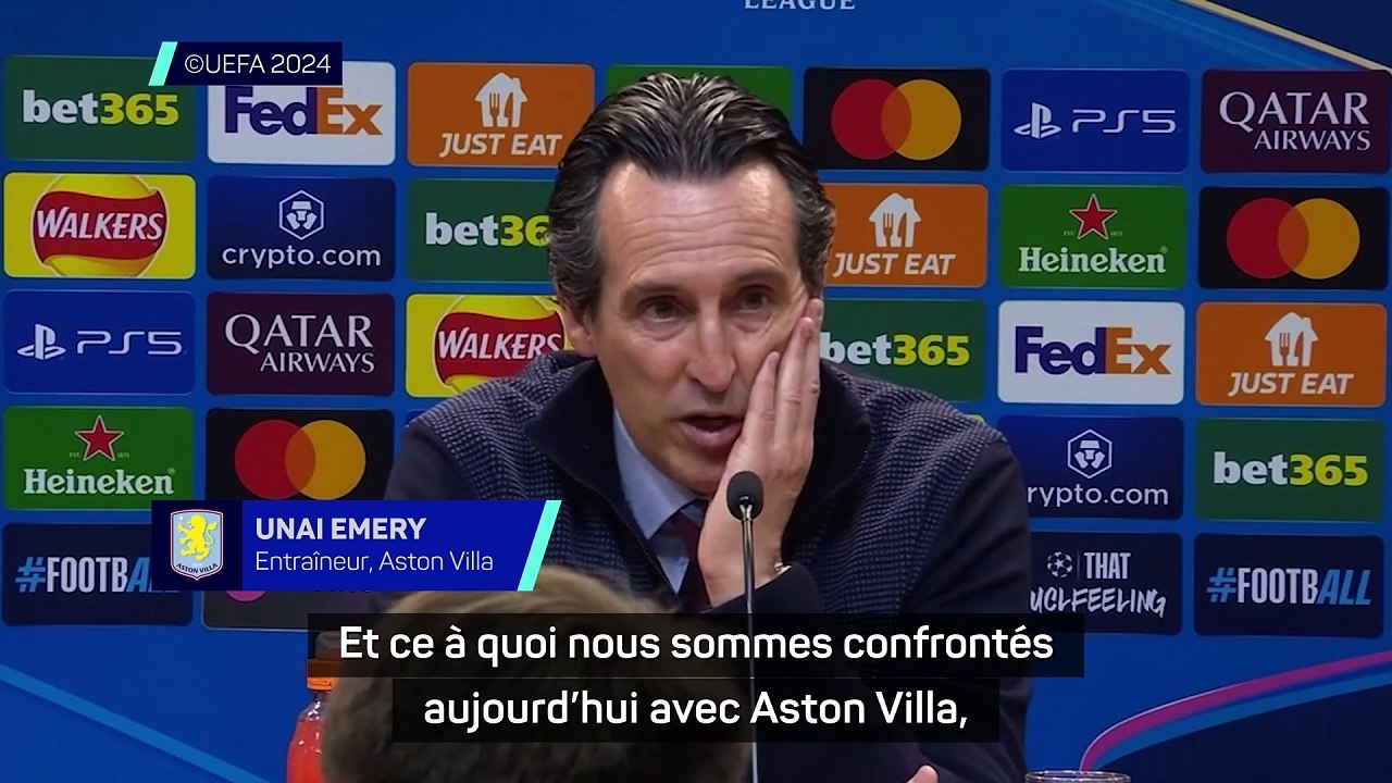 Emery : "Vraiment très, très fier de tout ce qui se passe ici"