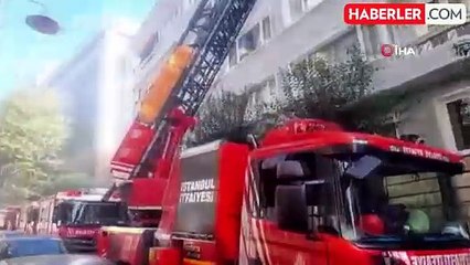 Şişli'de 6 Katlı Binada Yangın Paniği