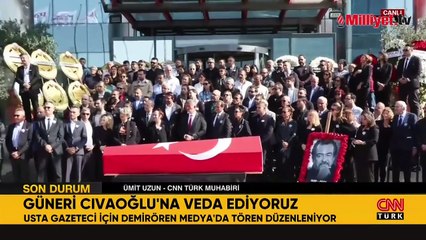 Güneri Cıvaoğlu’na Demirören Medya Center'da veda