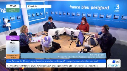 Yveline Lopes, la vice-présidente des Restos du cœur de Dordogne : "les retraités sont de plus en plus touchés par la précarité"