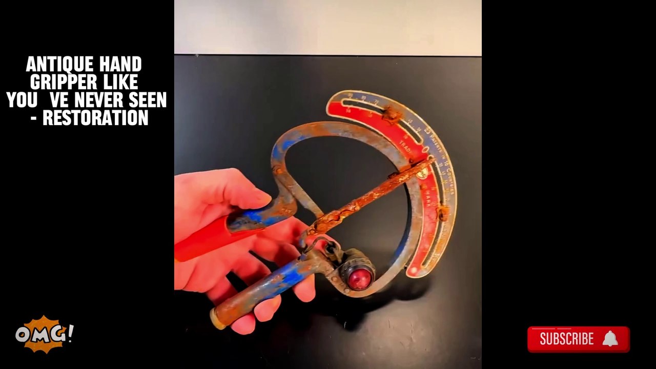 Antique Hand Gripper Like You've Never seen - Restoration The Art of Transformation: Restoration and Renewal of Everyday Objects
