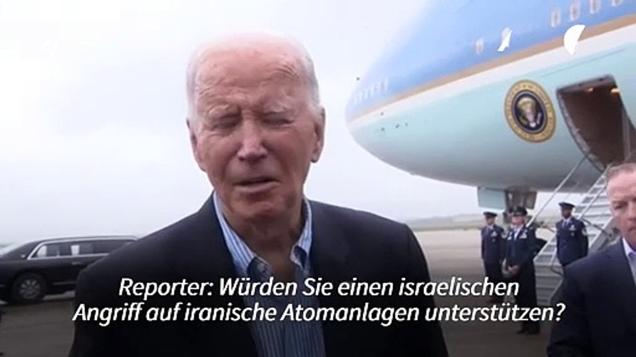 Biden gegen israelischen Angriff auf iranische Atomanlagen
