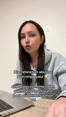 Elle est victime de discrimination à cause de son prénom en entretien d'embauche