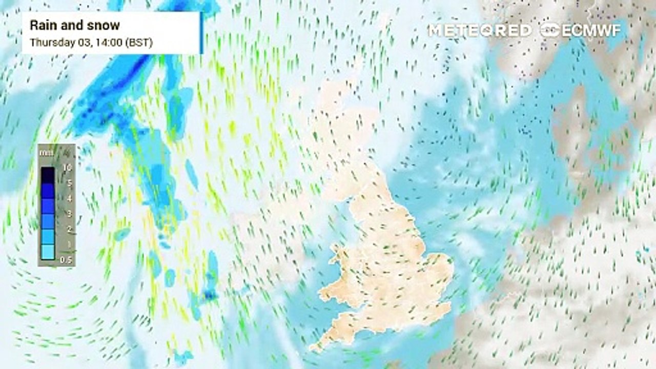 UK weather outlook: Drier for the next 48 Hours, but more rain and ...