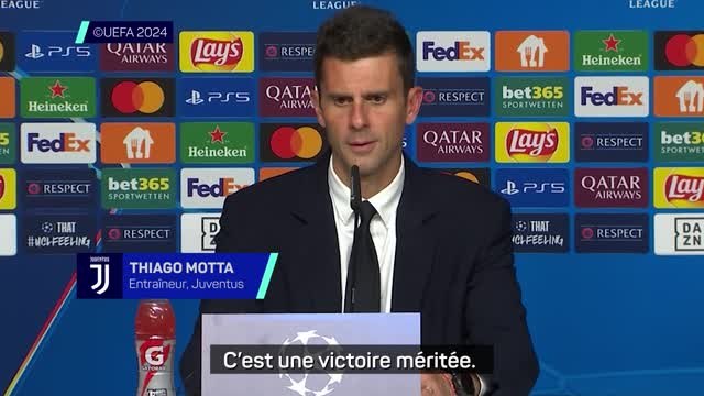 Juventus - Motta : Nous avons réalisé une bonne performance, c'est une victoire méritée