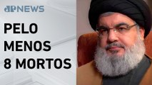 Genro do líder do Hezbollah morre em bombardeio na Síria