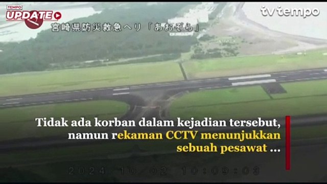 Detik-detik Bom Sisa Perang Dunia II Meledak di Bandara Miyazaki Jepang