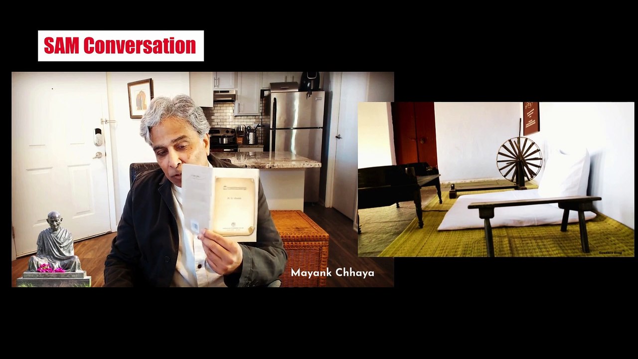 Mayank Chhaya speaks about Mahatma Gandhi and his concept of trusteeship | SAM Conversation