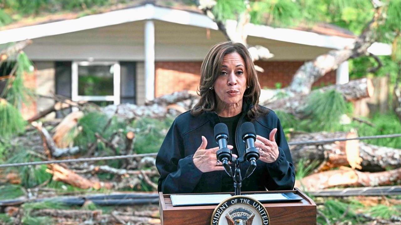 USA: Harris besucht Katastrophengebiet nach Sturm