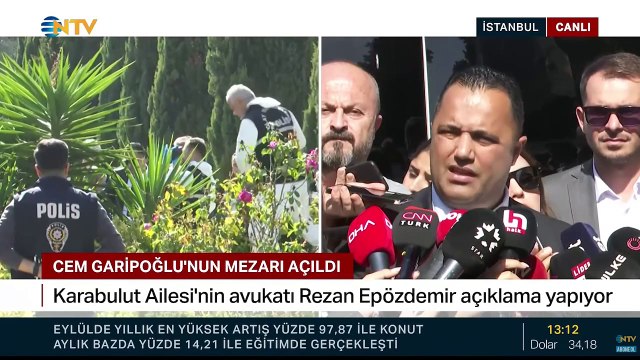 Cem Garipoğlu'nun mezarı açıldı! Cenaze tabut içinde Adli Tıp Kurumu'na gönderildi