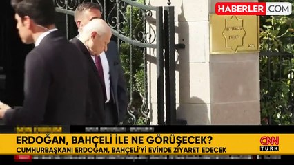 Bahçeli, Erdoğan'ı beklerken çektiği tesbihi kameraları fark edince cebine koydu