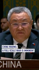 China warns: A full-scale war is imminent