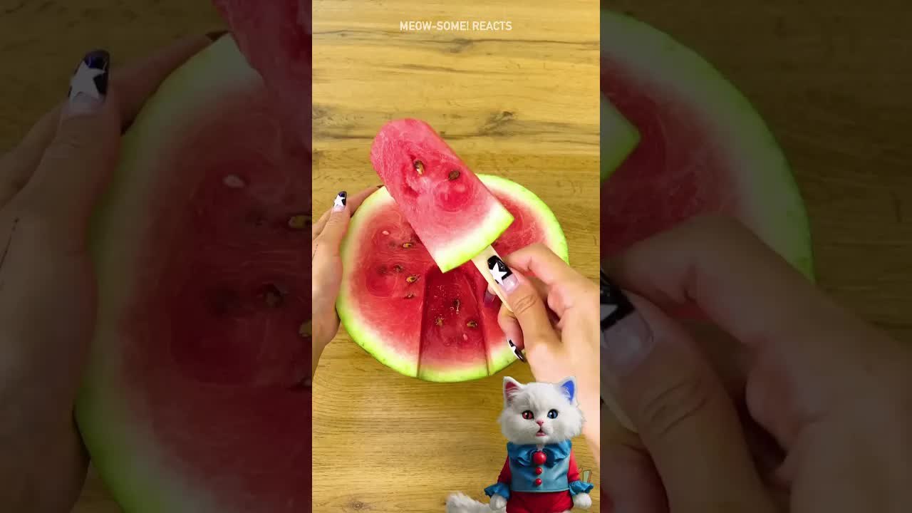 Watermelon ICE CREAM Hack for sweet tooths 