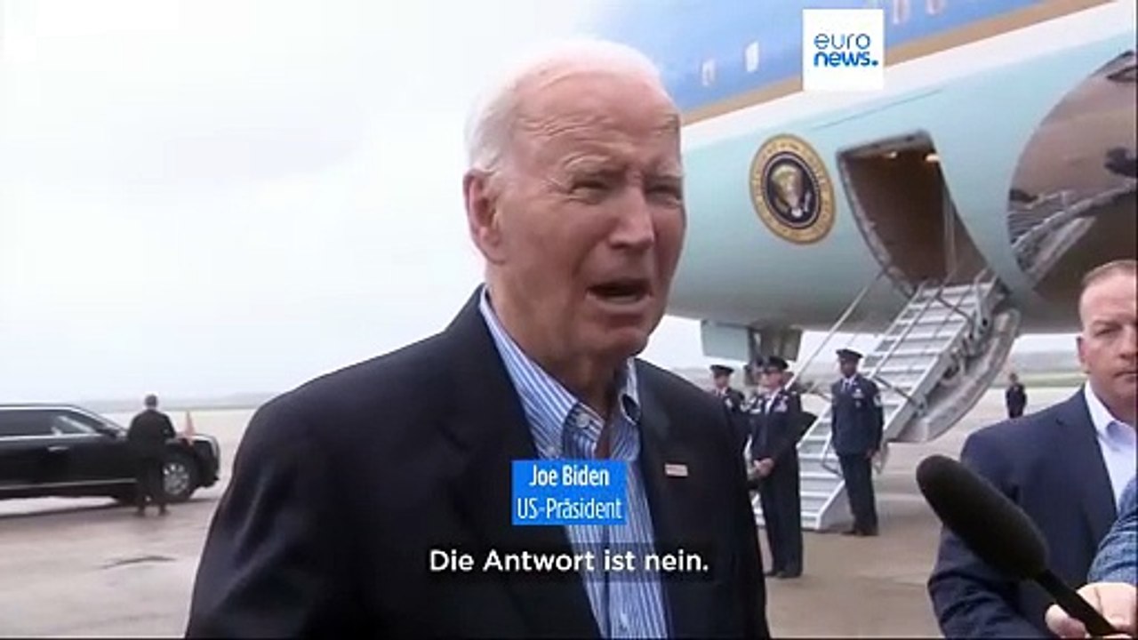 Nahostkonflikt: Biden gegen möglichen Angriff Israels auf iranische Atomanlagen