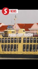 Penang's iconic floating ferry museum reaches island, to open year end