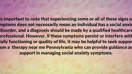 Therapy Near Me Pennsylvania For Social Anxiety-Local Support