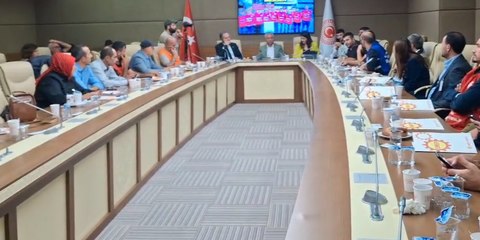 Meclis’te hak arayan işçi toplantısı: Şerefimiz parayla satın alınamaz 