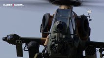 ATAK helikopterleri gösteri uçuşu yaptı