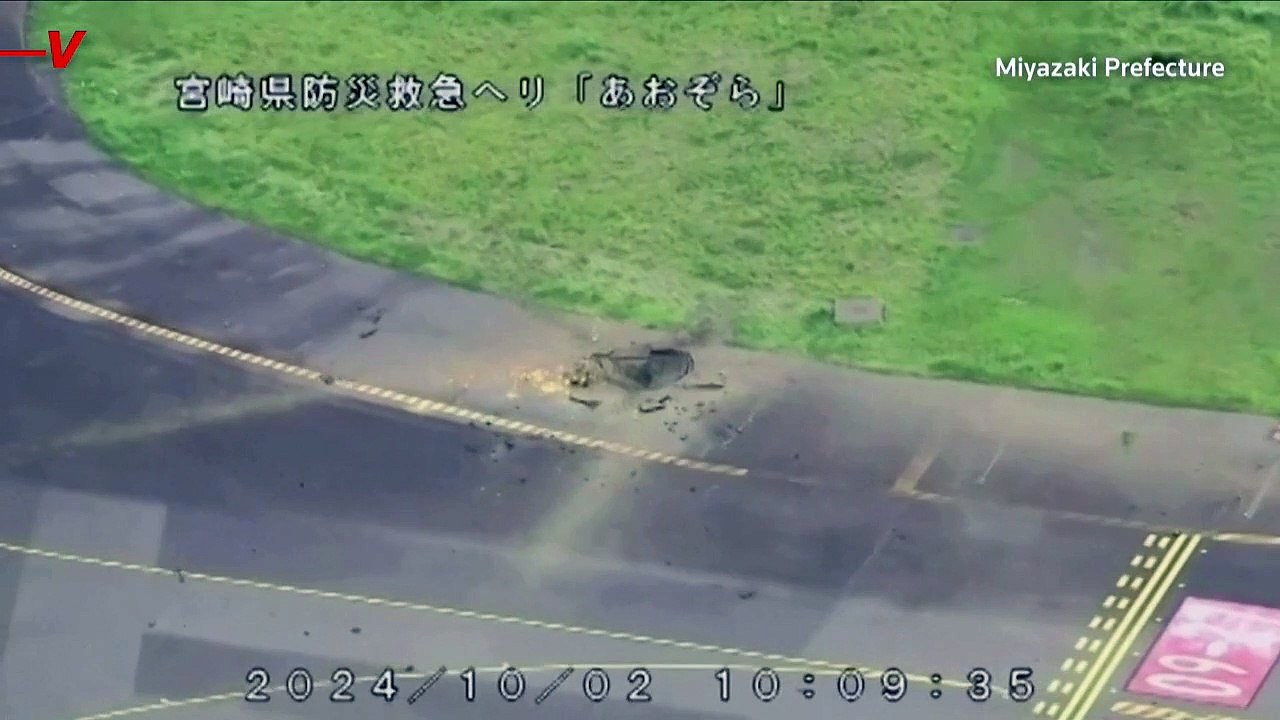 Buried WWII Bomb Unexpectedly Explodes at Japanese Airport