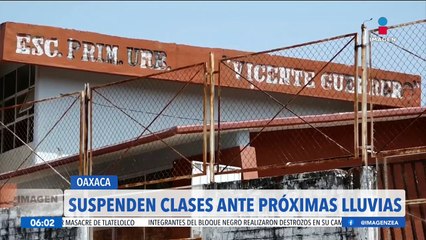 Suspenden clases en Oaxaca ante el avance de la depresión tropical Once-E