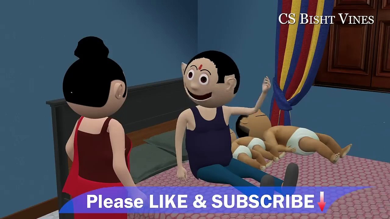 PAAGAL BETA 50 _ Jokes _ CS Bisht Vines _ Desi Comedy Video _ Cartoon Comedy_HD