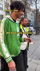 J’offre des cadeaux à un sans abri