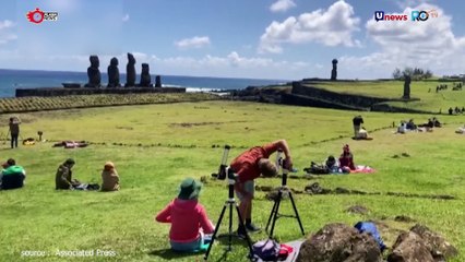 Penampakan Keindahan Gerhana Matahari di Argentina dan Chili