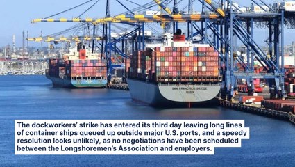 Port Strike Enters Day 3: Economist Warns Of 'Meaningful' Impact If Standoff Prolongs, Food & Beverages Likely First To Feel The Pinch