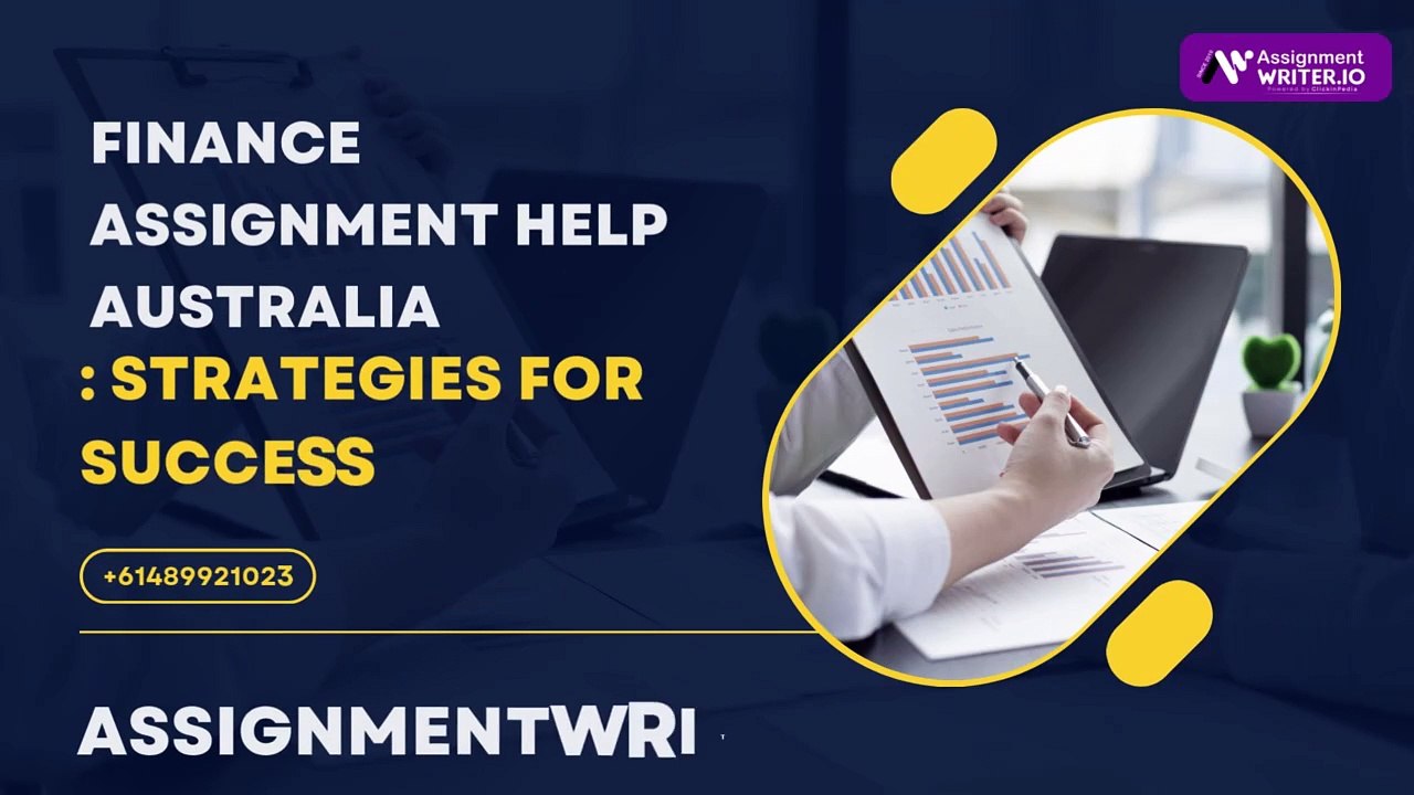 Finance Assignment Help Australia : Strategies for Success
