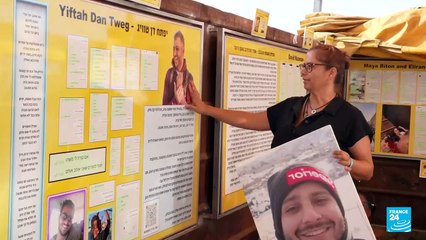 Entre el duelo y la incertidumbre, familiares de rehenes de Hamás exigen un alto al fuego (2/5)