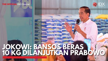 Jokowi: Bansos Beras 10 Kg Dilanjutkan Prabowo
