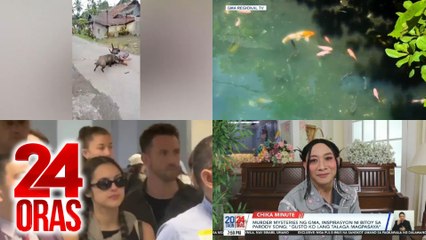 24 Oras: (Part 3) Lalaking inatake ng baboy ramo; koi fish sa kanal; Bakit naging emosyonal si Heart?; Olivia Rodrigo sa Pilipinas; Bagong parody ni Bitoy, atbp.