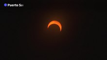 Une rare éclipse solaire observée en Argentine