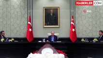 Milli Güvenlik Kurulu (MGK), Cumhurbaşkanı Recep Tayyip Erdoğan başkanlığında Cumhurbaşkanlığı Külliyesinde toplandı