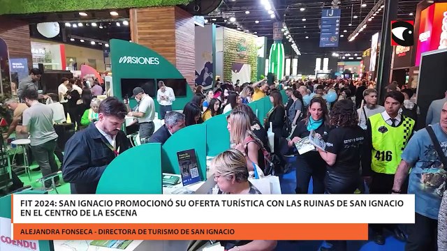 FIT 2024: San Ignacio promocionó su oferta turística con las Ruinas de San Ignacio en el centro de la escena