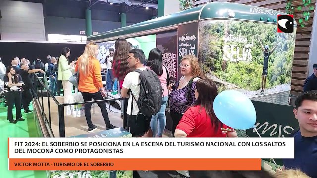 FIT 2024: El Soberbio se posiciona en la escena del turismo nacional con los saltos del Moconá como protagonistas