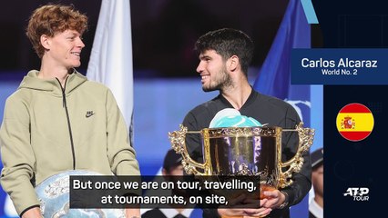 Alcaraz 'not close friends' with Sinner, but respects rivalry