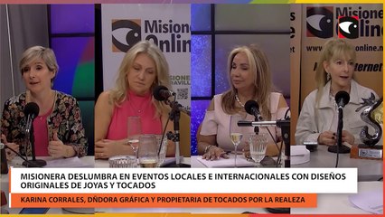 Misionera deslumbra en eventos locales e internacionales con diseños originales de joyas y tocados