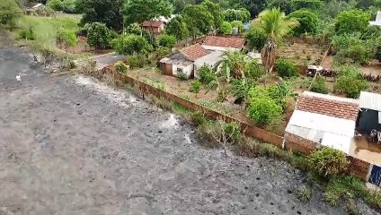 Imagens mostram como ficou a área queimada no distrito de Vila Nova União