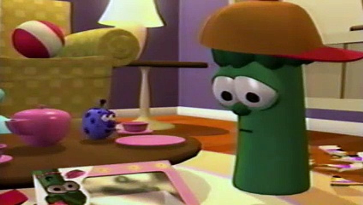 VeggieTales LarryBoy and the Fib from Outer Space 1997 VHS (without intro and Mu