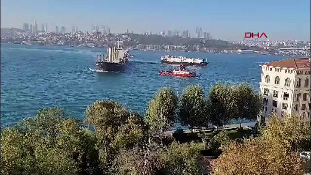İstanbul - İstanbul Boğazı'nda iki yük gemisi çarpıştı-1 / Ek bilgi ve yeni görüntülerle