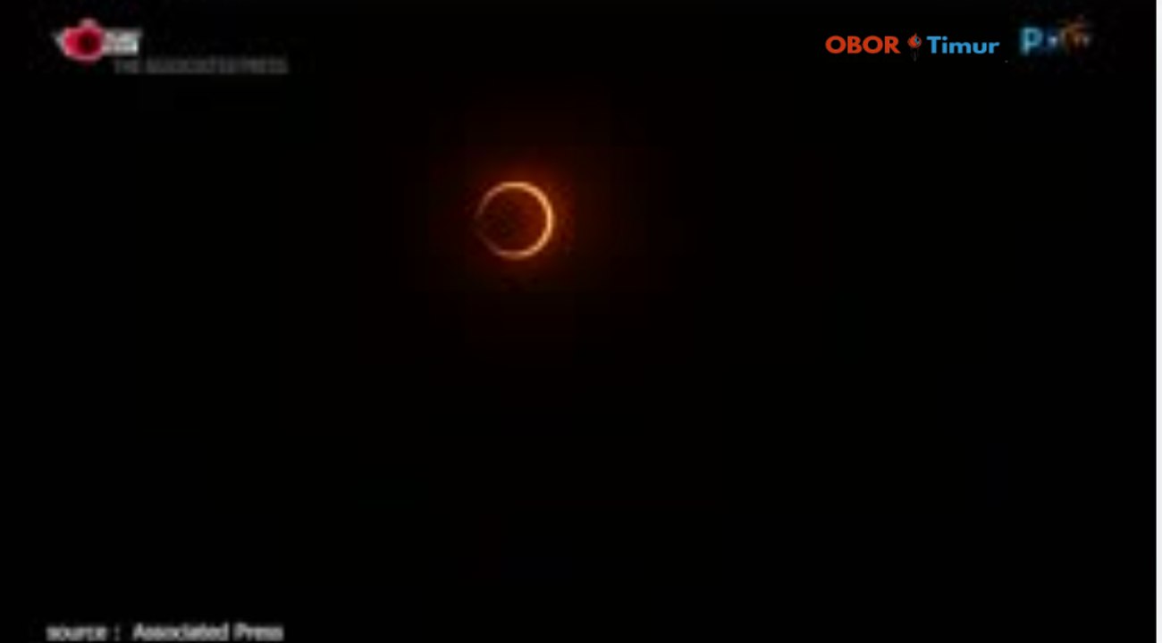 Keindahan Gerhana Matahari Cincin Ring of Fire Hiasi Langit Argentina dan Cili