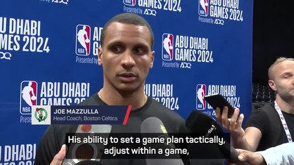 Mazzulla inspired by Guardiola ahead of NBA season